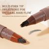 Makeup black technology has clear roots and long-lasting styling, natural waterproof, wild water-based eyebrow pencil