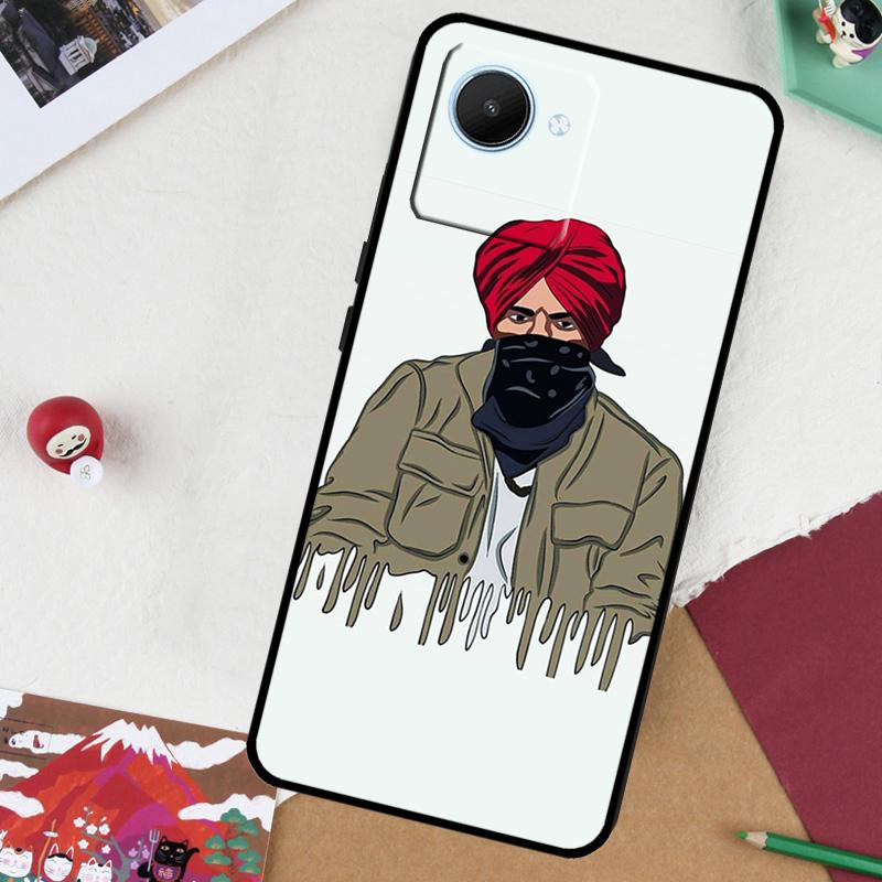 Sidhu Moosewala For Realme 13 Pro Plus 14 12 10 11 GT 6 5 6T GT7 Pro C51 C21Y C25S C75 C67 C61 C53 C55 Case