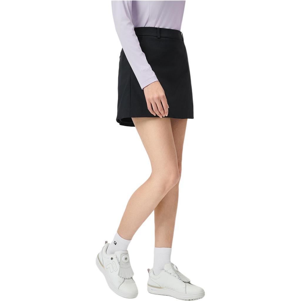 New FILA Golf Series SS25 Casual Short Skirts Women's Pitch Black BK A11W525307F-BK