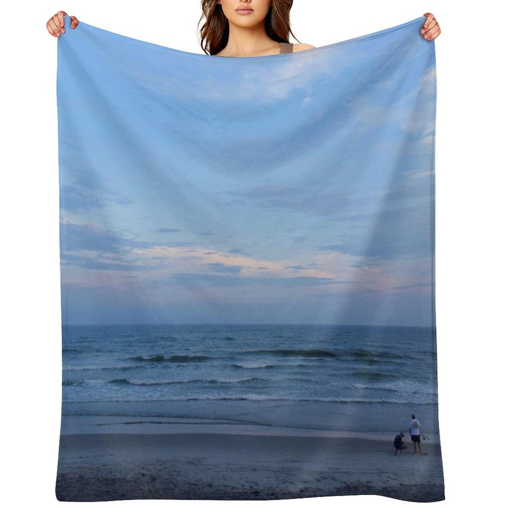 Emerald Isle Sunset Throw Blanket Blankets Ands Thins Decorative Beds Comforter Blankets