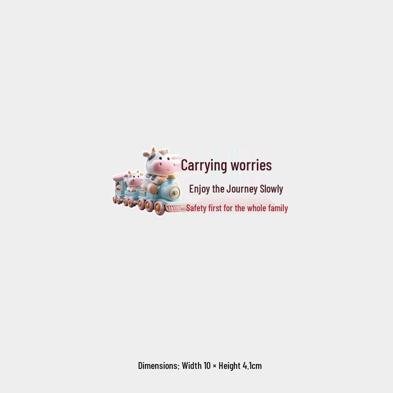 

Fun & Safe Journey: Car Sticker for Moms with Kids