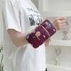 Borsa a tracolla impermeabile in nylon da donna per telefono, borsa a marsupio piccola, custodia da cintura, portafoglio