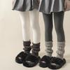 Baby Leggings Girl's Pant Autumn Winter Cashmere Baby Patchwork Stitching Leggings Fashion Fine Warm Cashmere Casual Pants