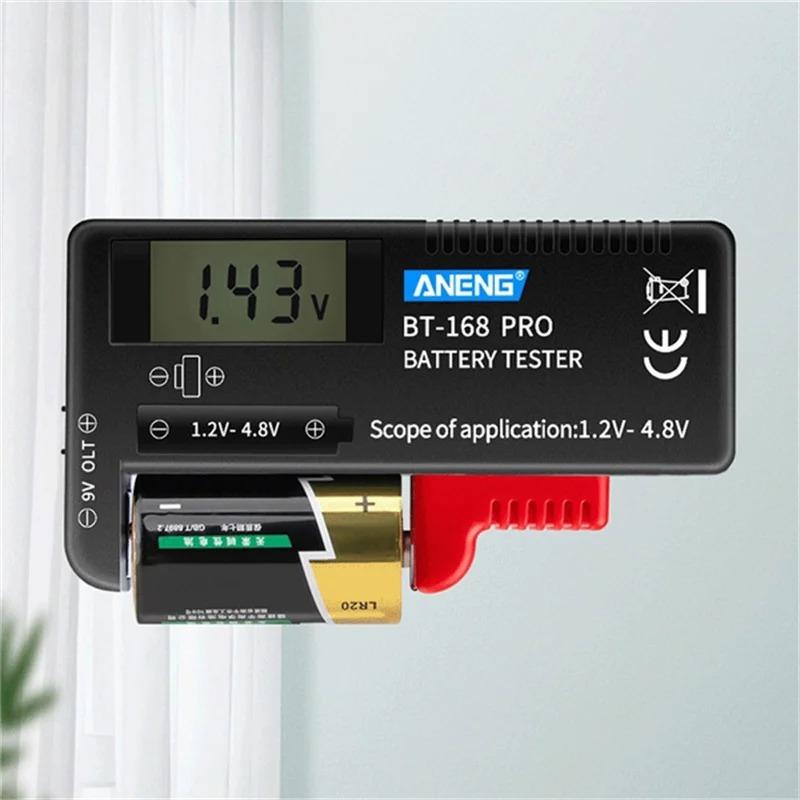 

Тестер для бытовых батареек, универсальный тестер для батареек, небольшой тестер для батареек типа AAA AA CD 9 В 1,5 В