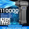 Turbo Blower Electric Air Duster 110000RPM With Outlet Nozzles Cleaning Blowing Tool Type-C Charging Blow And Suction 2 In 1 Jet Fan Blow Snow