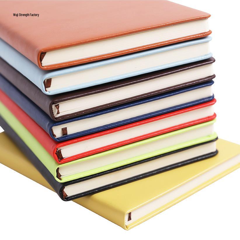 Korean Style Leather Cover Creative Diary Notebooks - Set of 5