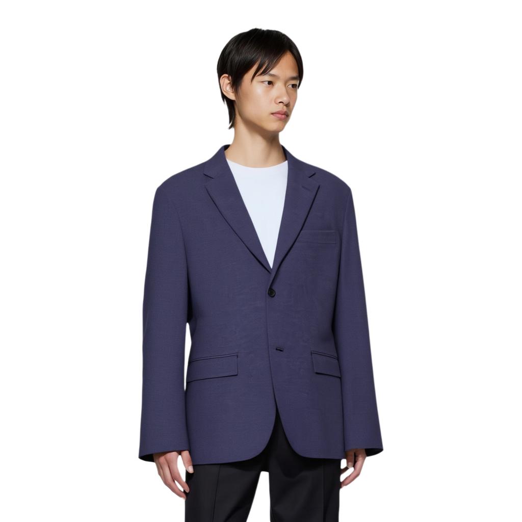 Uniqlo X MARNI Tailored Jacket (Asia Sizing) Blue Unisex Streetwear 449585-68