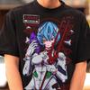 Camiseta Anime Rei Ayanami – Camiseta Evangelion, Camiseta EVA, Mercadoria de Cosplay Manga