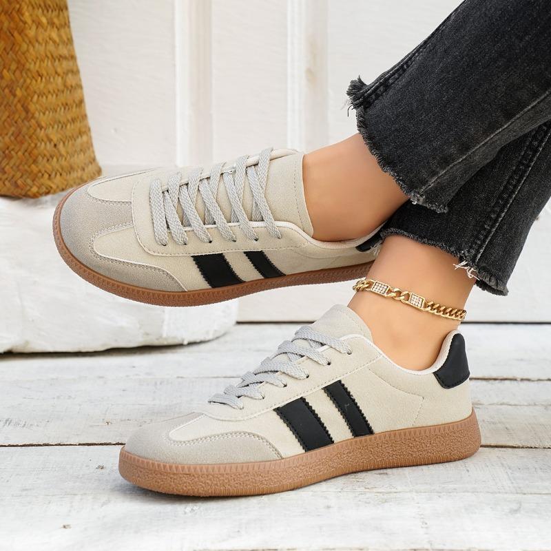Classic Flat Bottom Sport Shoes for Women Large Size Spring Autumn New Style De Xin White Shoes Casual Leisure Board Shoes