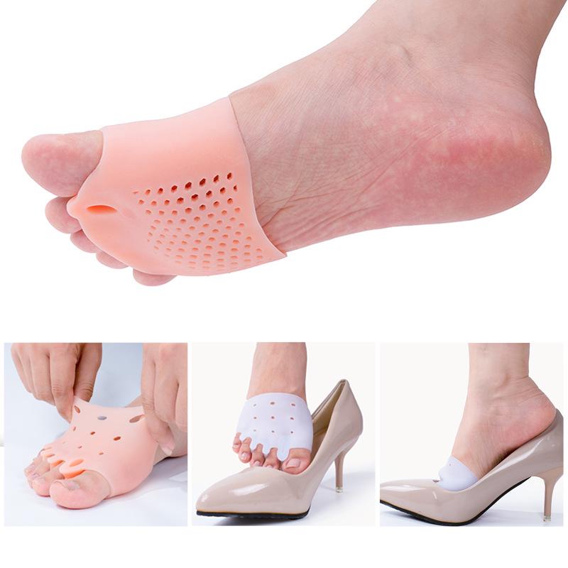 Five-Hole Honeycomb Forefoot Pad & Bunion Toe Separator for Women