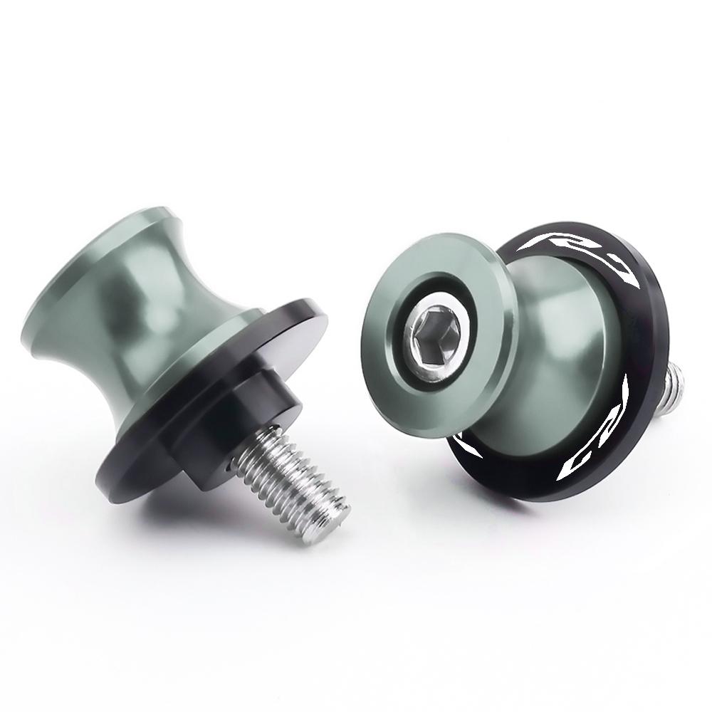 For Yamaha Yzfr7 Yzf R7 Accessories 2021 2022 2025 2024 1 Pair Swingarm Spools Slider Stand Screws 6MM Motorcycle Parts