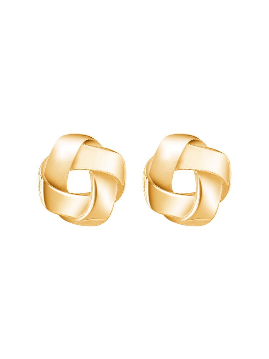 

Pure S999 Sterling Silver Möbius Stud Earrings for Women – High-End Niche Ear Piercing Hoops S999 Sterling Silver (S999 Marked)