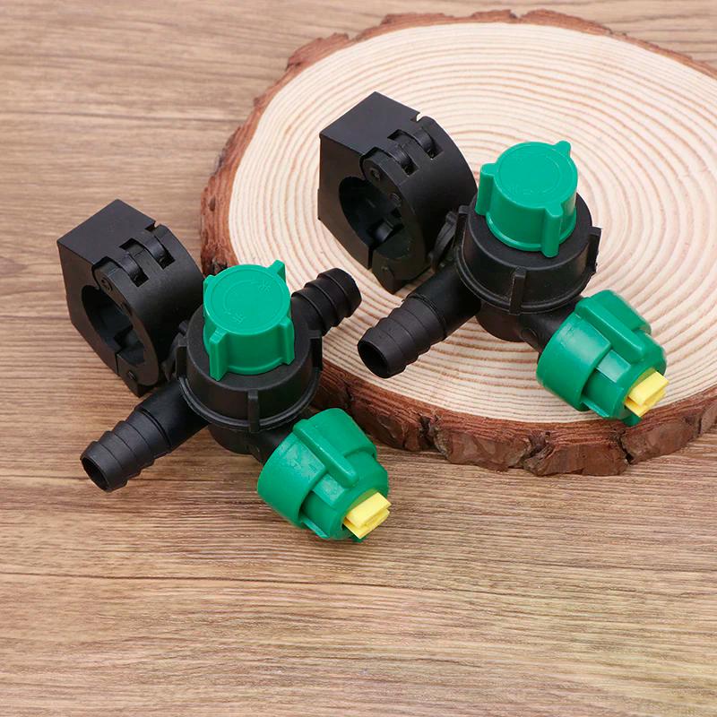Adjustable Fan Spray Nozzle External Thread for Agriculture Garden Irrigation Tubing Pesticide Sprayer Watering Tool
