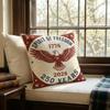 Spirit Of Freedom 1776 - Kissen mit Adlerdruck 250 Jahre Patriotisches Amerikanisches Thema Kissen Dekokissen für Sofa zu Hause