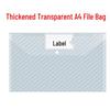 Xuntu Thickened Transparent Twill Bags