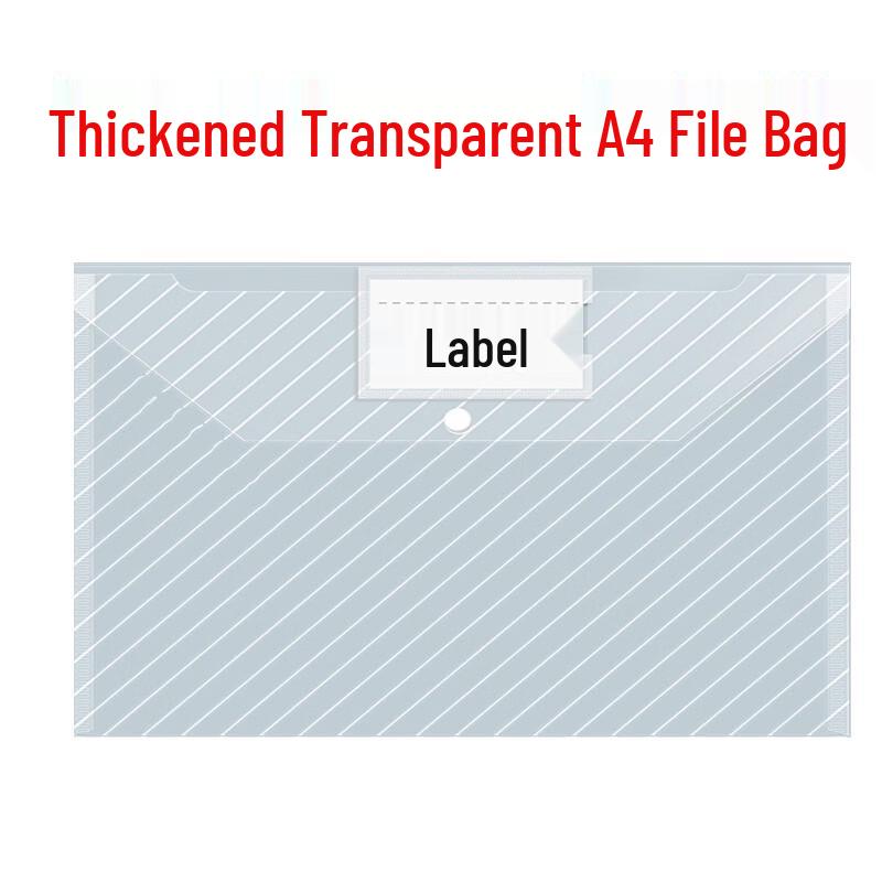 Xuntu Thickened Transparent Twill Bags