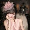 Sweet Feathers Fascinator Hat Flower Funeral Headdress Fashion Veil Hat Headwear  Lady/Bride