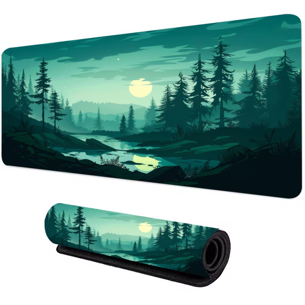Dreamy scenery Mouse Pad Large Computer Office Game Table Mats XXL Rubber Antislip Gaming Keyboard Mousepads Long XL Desk Pads