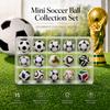 KNK Mini Football Design Evolution Collection Set 1970-2026 Historical Tournament Inspired Soccer Ball Mini Soccer Fans, Sports Enthusiasts
