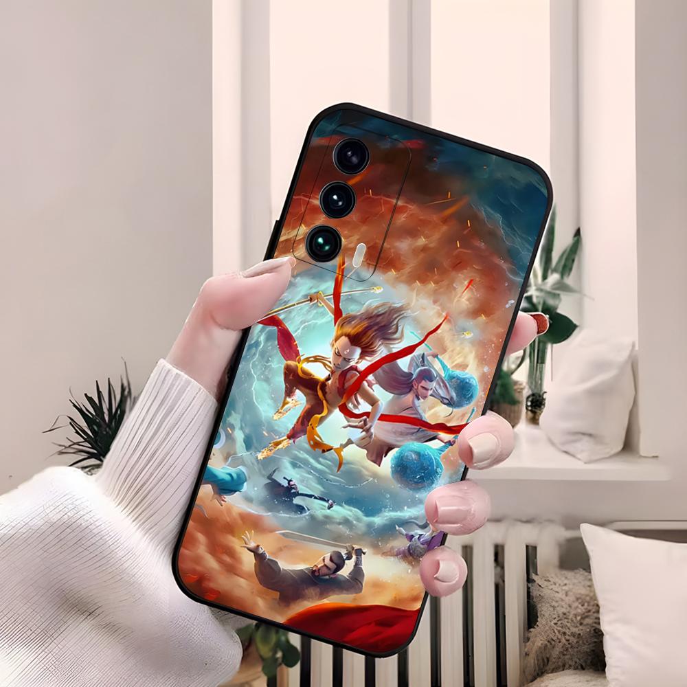 Cartoon Movie Nezha Phone Case For Samsung S26 S25 Edge S24 S23 S22 S21 S20 Ultra Plus Fe A55 56 15 4G 5G Galaxy Silicon Cover