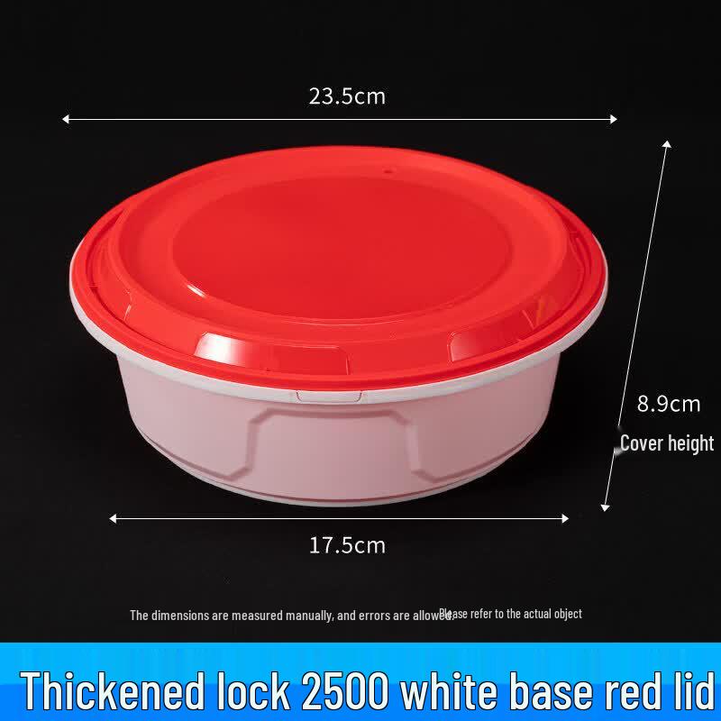Disposable Round Takeout Container with Lid
