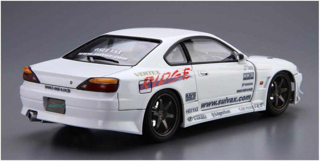 Aoshima Bunka Kyozai The Tuned Car Series 8 Nissan VERTEX S15 Silvia 1999 Plastic Model Kit Co., Ltd. (AOSHIMA) 1/24 No.