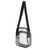 Clear Messenger Bag Large Capacity Adjustment PVC Dirt and Water Resistant Transparent Shoulder Bag