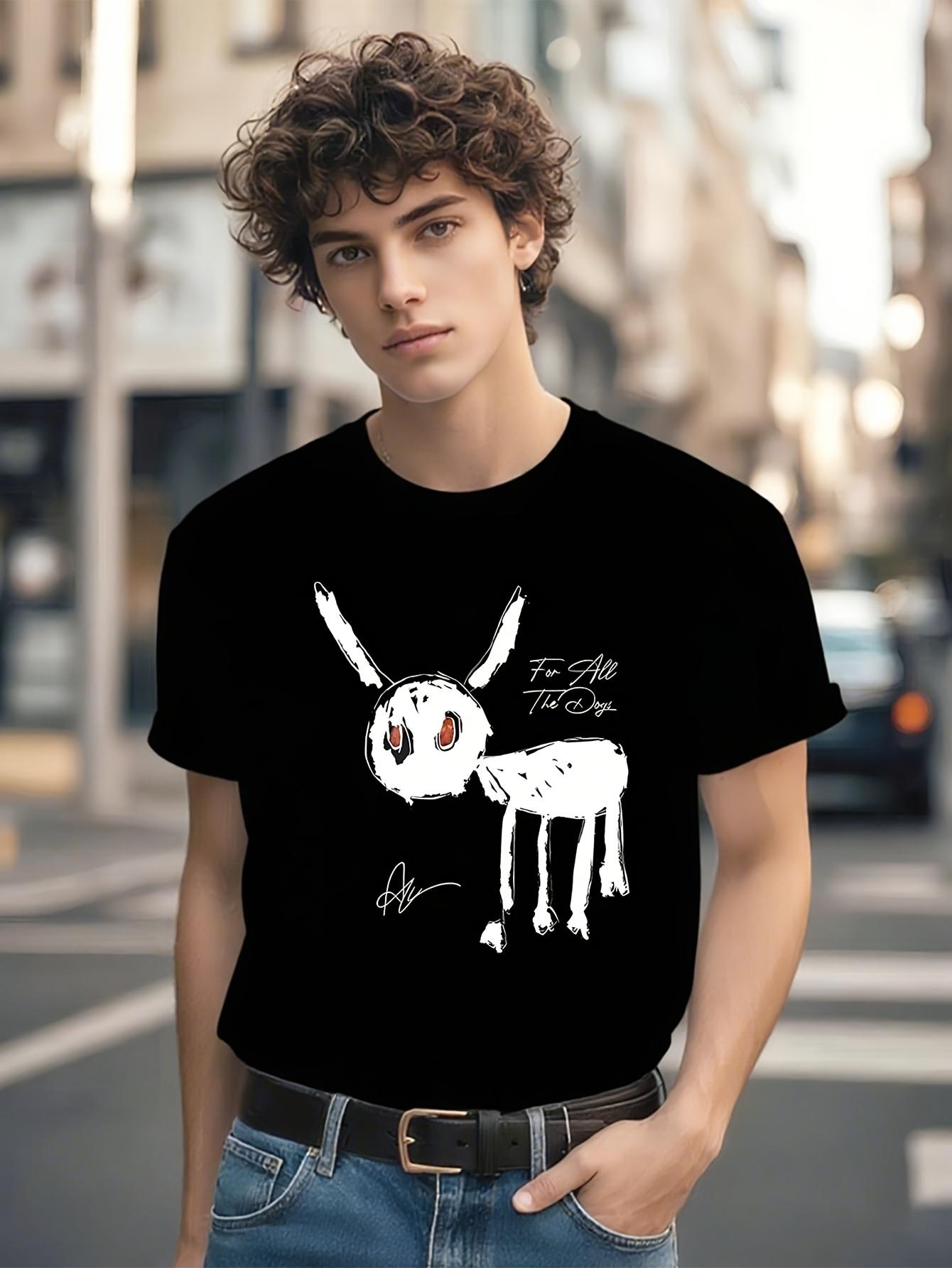 Drake for All The Dogs Dog Graphic Tshirt Graphic Oversiz... S