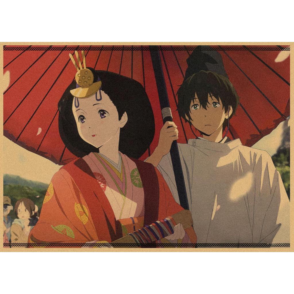 Hyouka Retro Anime Poster - Japanese Kraft Paper Wall Art