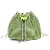 Luxury  Bucket Bag  Chain Shoulder Crossbody Bag For Women Personality Versatile Temperament Shoulder Bag
