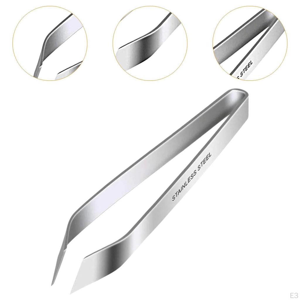 Bone Tweezer Pliers, Ergonomic Tongs Food Pliers of The Tool Garlic Clip for Beauty,