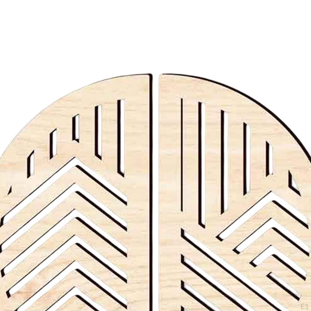 Creative 3D Wooden Wall Art Accent Sculpture Basswood for Cafe Entryway