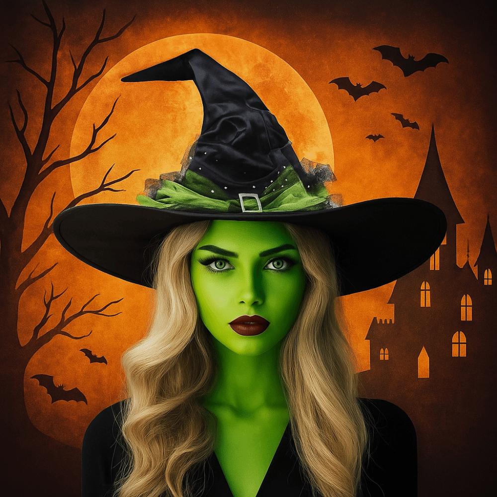 Folds Halloween Witch Hat Satins Wizard Cap Creative Mesh Bow Witch Hat  Performance Props