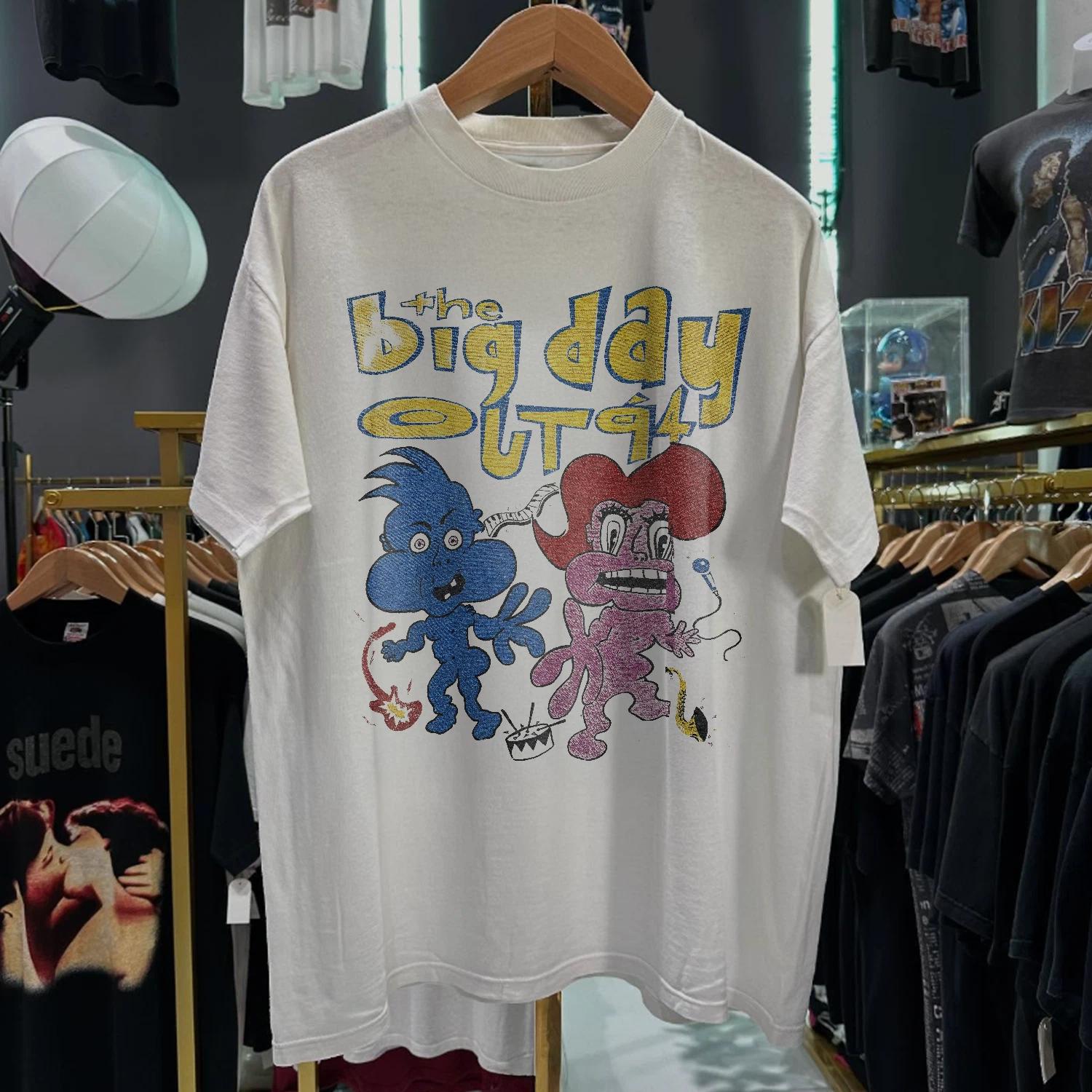 1994 Big Day Out Aged T-Shirt White M L