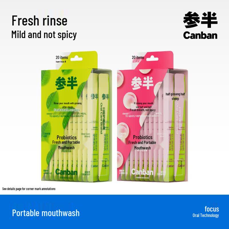 Cansen Probiotic Fresh Breath Mouthwash Strips