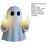 Halloween Finger Ghost Figurine Spooky Resin Light-up Ghost Statue for Halloween Home Tabletop Tray Shelf Decor