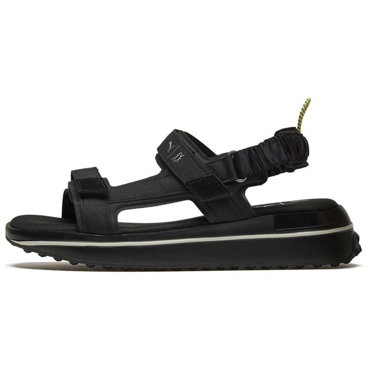 (WMNS) PUMA Liu Wen x Future Rider Sandals Fluorescent Braid - Black Women s 374726-02 EU 35.5