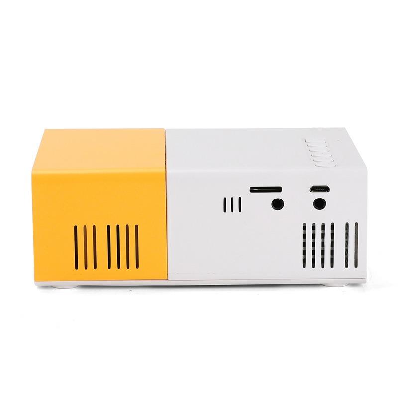 Mini Portable Micro Projector Hot Selling Children's Yellow and White Projector