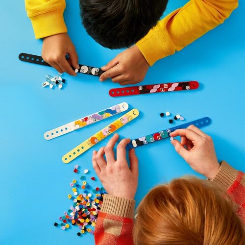 LEGO DOTS Mickey & Friends Bracelets Multipack 41947, Toy Blocks, Gift, Jewelry, Craft, Boys and Girls, Ages 6 and Up
