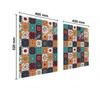 PLACA PROTECTORA DE CRISTAL PARA COCINA 85x52 MOSAICO