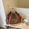 Fashion Korean-style Small Spade Embroidered Crossbody Bag for Women, Suitable for Daily Commuting.