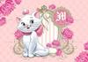 Marie Aristocats Photo Backdrop Marie Cat Girls Birthday Party Baby Shower Photography Background Decor Props