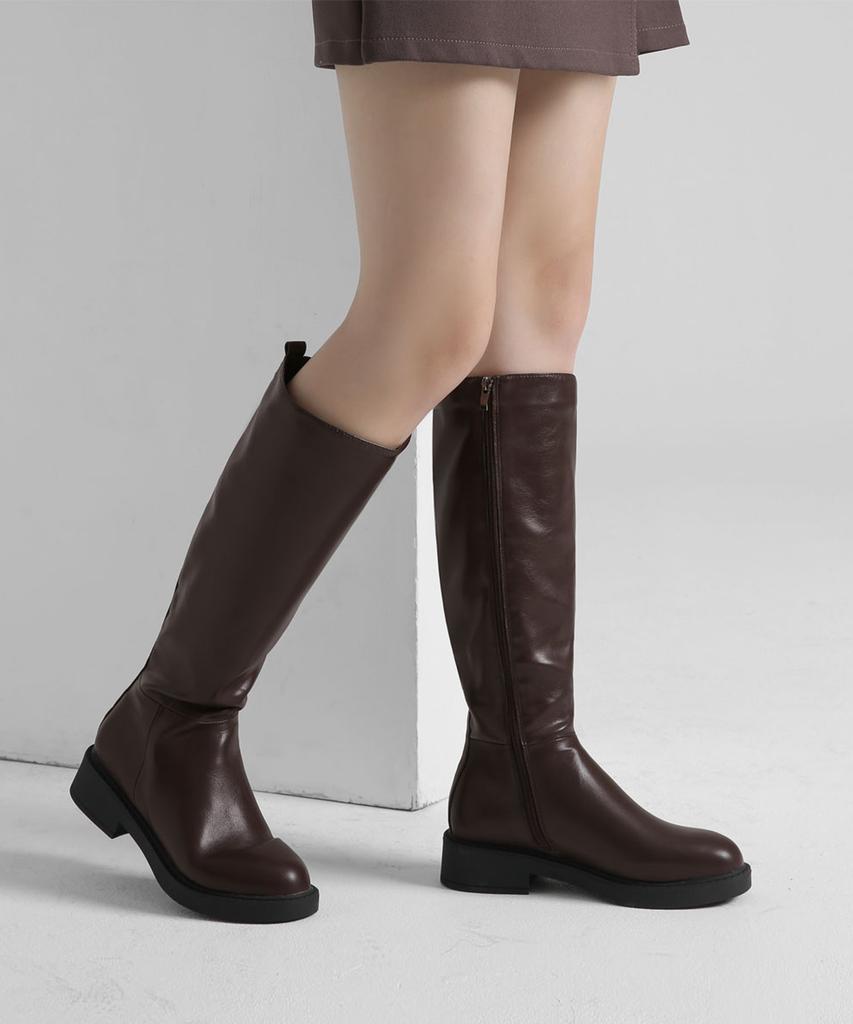Chaakan Bella Basic Round Long Boots Blltr4E849