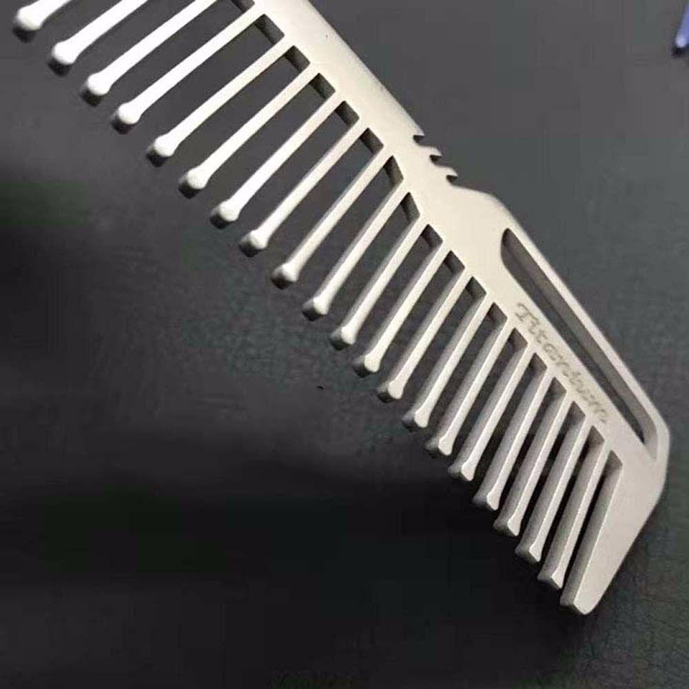 Super Light Pocket Titanium Camping Outdoor Tools EDC EDC Gear Combs Titanium Comb Hair Combs Comb