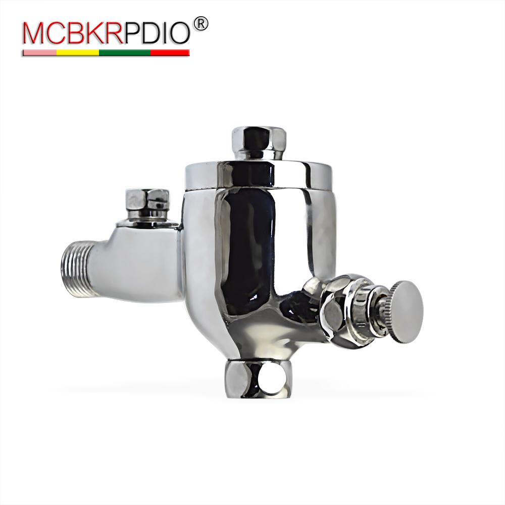 MCBKRPDIO Excellent Quality Chrome Plate Brass Manual Type Toilet Flush Valve чистый