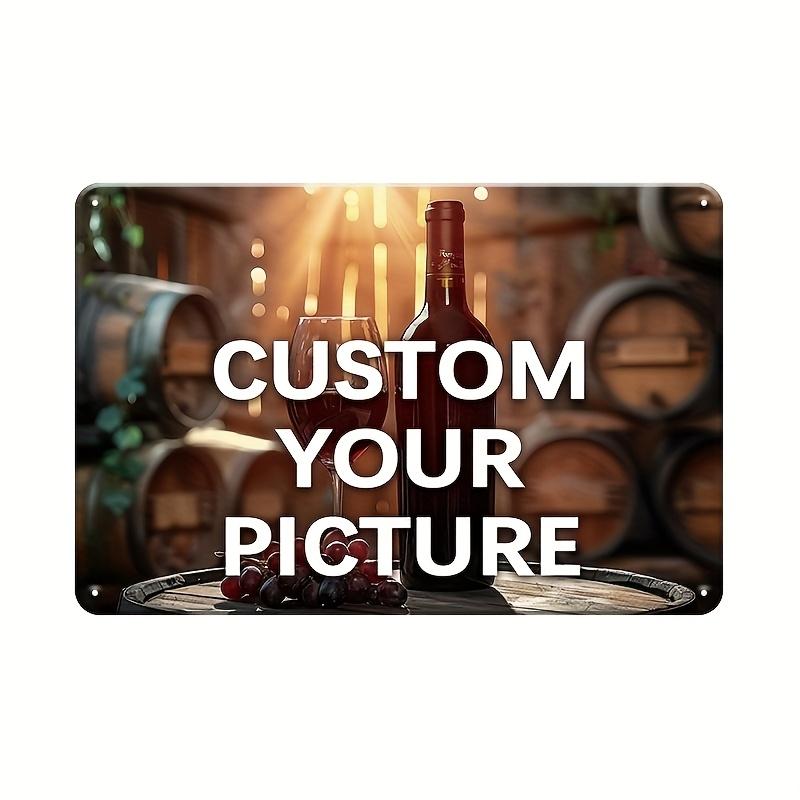 personalized vintage metal sign custom photo wall art
