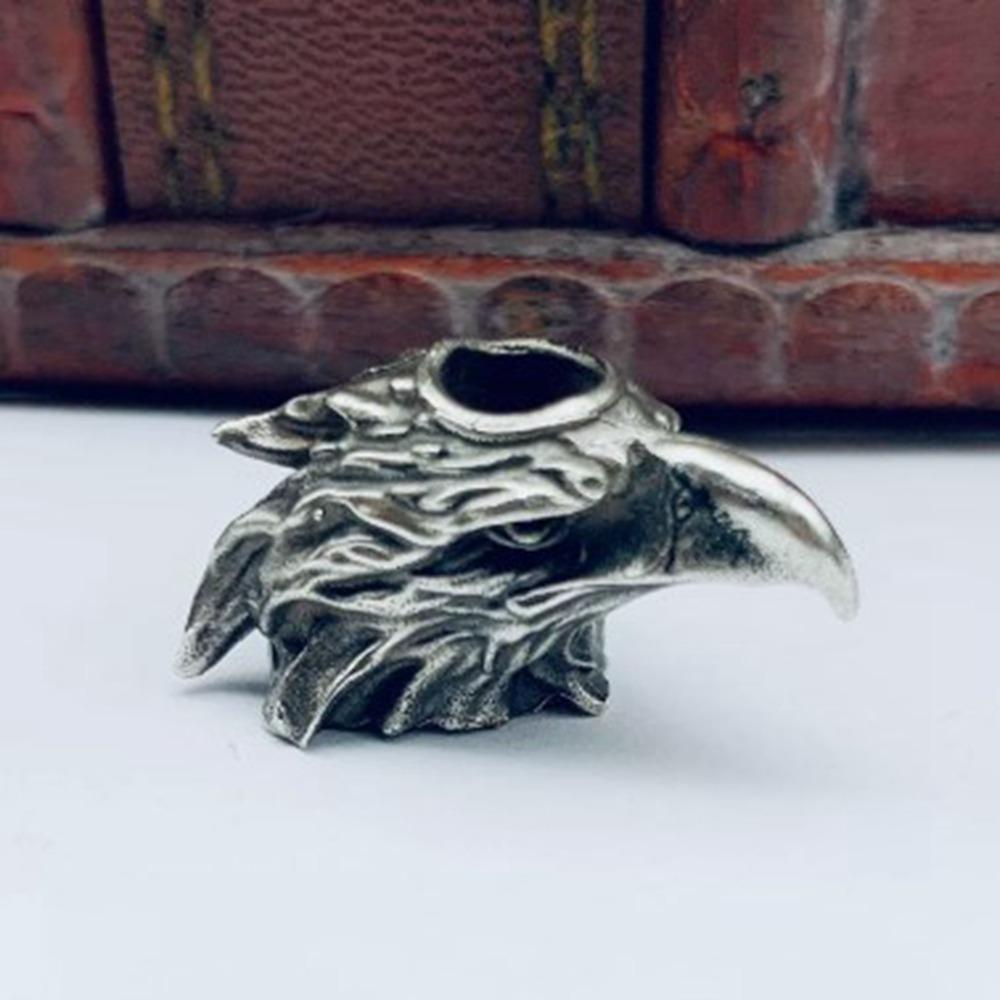 Handmade Eagle Head Octopus Head Charms Bracelet Lanyard Pendant EDC Outdoor Tool