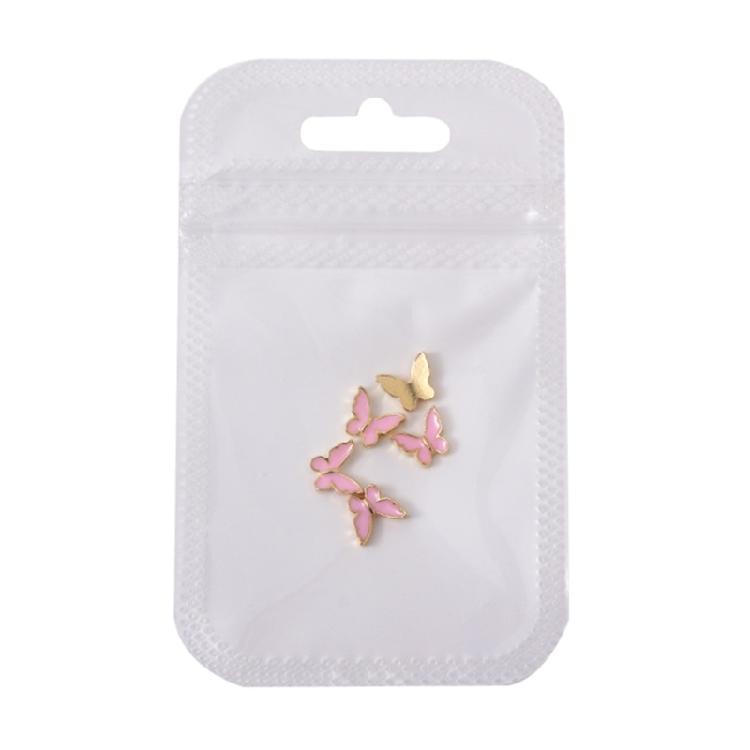 5Pieces/set Butterfly Nail Charms Butterfly Rhinestones Nail Art Decoration DIY