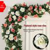 Rozenrank Kunstbloem: Plastic Plant voor Woonkamer, Airconditioningsbuis, Balkondecoratie, of Wandbekleding