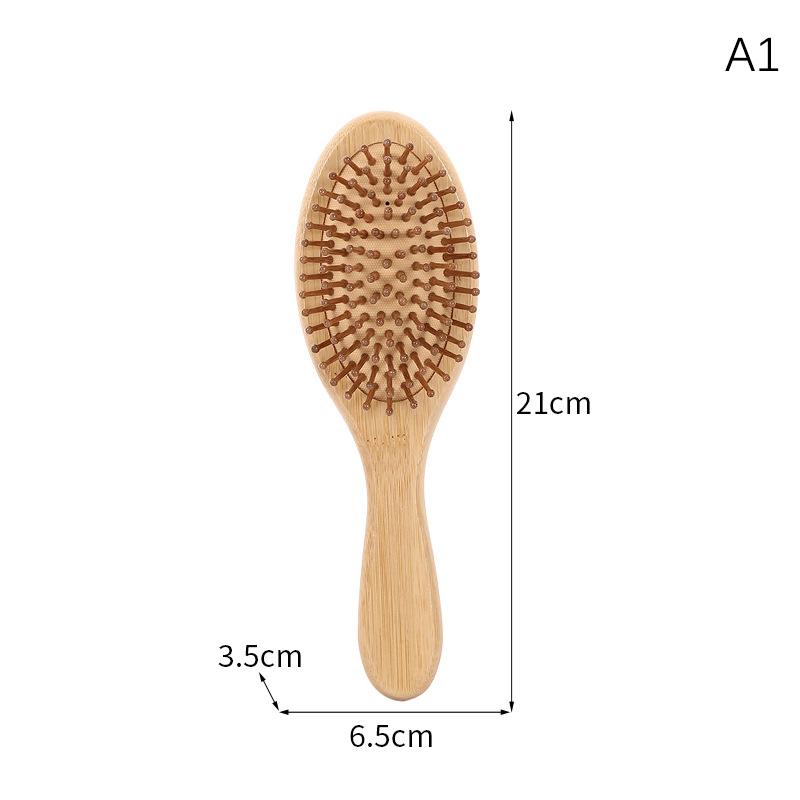 Natural Bamboo Hair Brush Women Professional Massage Comb For Women Air Cushion Hair Massager Brush Healthy Combs